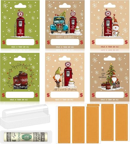 Money Holders for Christmas Gifts – 8 Pack Pre-assembly Christmas Money Holders for Cash, Creative Ways to Give Money Gifts, Holiday Card Cash Holder Ornament for Xmas Decorations in Saudi Arabia