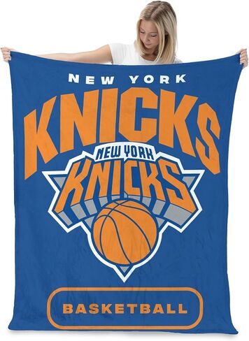 بطانية Northwest NBA New York Knicks Silk Touch Throw، 50 بوصة × 60 بوصة، كتلة عالية in Saudi Arabia