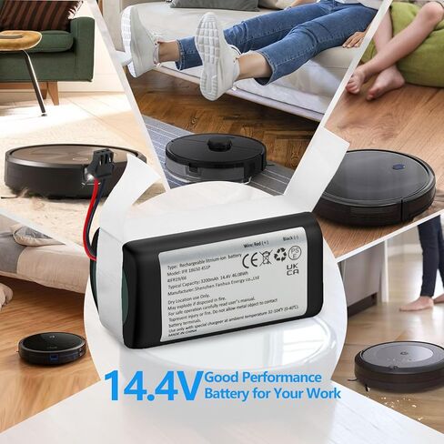 REYTRIC 3200mAh Replacement for Eufy g32 pro Battery RoboVac 11 11C 11S MAX 12 15C 15CMAX 15T 15MAX 25C 30C 30 35C G30 G32PRO G10 & Hybrid Ecovacs Deebot N79S N79 N79W DN622 601 500 in Saudi Arabia