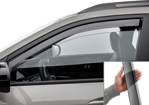 عاكسات النوافذ الجانبية المخصصة من Weathertech لسيارة شيفروليه تراكس (801076IM)، لون داكن in Saudi Arabia