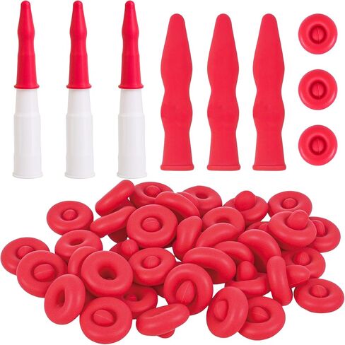 40PCS Caulk Tube Latex Sealing Caps, Caulking Gun Tip Caps - Universal Fit Caulk Tube Latex Sealing Caps for Sealing and Preserving Open Caulking Tube, Tight & Leak-proof Sealing in Saudi Arabia
