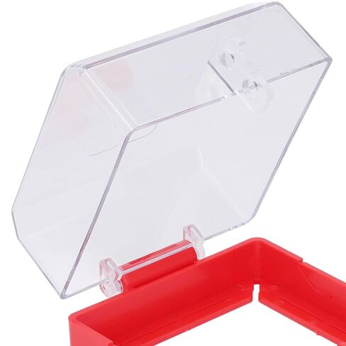 Push Button Switch Cover Transparent Emergency Stop Button Cover Lockout Protector with Mounting Parts Secure Hinge Design Push Button Lockout Cover in Saudi Arabia