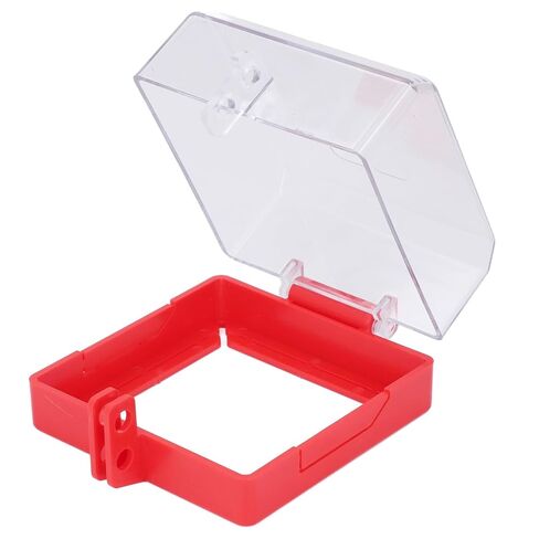 Push Button Switch Cover Transparent Emergency Stop Button Cover Lockout Protector with Mounting Parts Secure Hinge Design Push Button Lockout Cover in Saudi Arabia