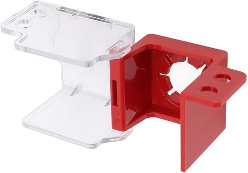 Emergency Stop Button Cover Lockout Cover, PC Engineering Plastic for Emergency Stop Buttons, Compatible with Various Switches, Push Button Switch Guard in Saudi Arabia