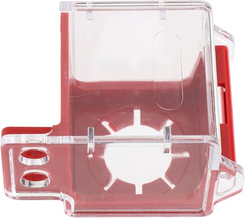Emergency Stop Button Cover Lockout Cover, PC Engineering Plastic for Emergency Stop Buttons, Compatible with Various Switches, Push Button Switch Guard in Saudi Arabia