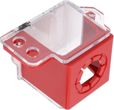 Emergency Stop Button Cover Lockout Cover, PC Engineering Plastic for Emergency Stop Buttons, Compatible with Various Switches, Push Button Switch Guard in Saudi Arabia