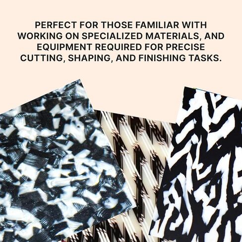 Uncut DIY Blank Guitar Bass Pickguard Material Sheet, Cellulose Acetate Craft Sheets – Vibrant Patterns & High-Gloss Polish – Perfect for Accessories (Orange Black Tortoise Shell Pattern, 27"x24") in Saudi Arabia