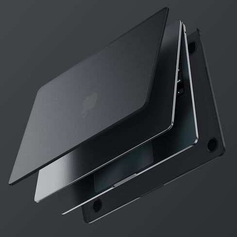 Compatible with MacBook Air 13.6 inch Case 2025 2024 2023 2022 M4 M3 M2 A3240 A3113 A2681,Sturdy Protective Hard Shell Case Cover&Keyboard Cover&Screen Film (Midnight) in Saudi Arabia