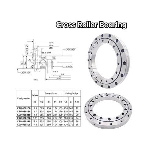 1PCS Roller Bearing XSU080188 150 * 225 25.4MM Rotary Disk Joint Beari in Saudi Arabia