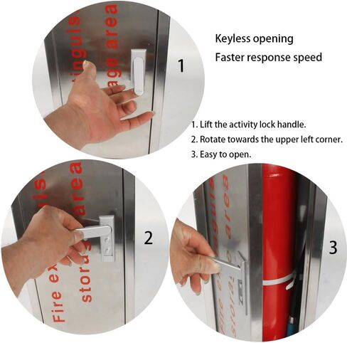 Fire Extinguisher Cabinet,Box,Bracket, Wall Mount,Stainless Steel Suitable for 5LB,10LB Fire Fxtinguisher in Saudi Arabia