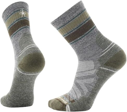 Smartwool Men's Hike Light Cushion Striped Mid Crew Socks in Saudi Arabia