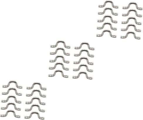 Homoyoyo 30pcs Stainless Steel Hump Shape Grab Handle for Kayak Canoe Dinghy Material Easy Installation for Yachts and Boats in Saudi Arabia