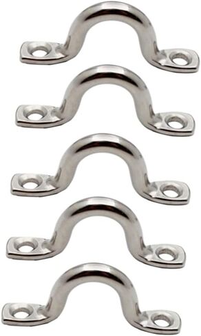 Homoyoyo 30pcs Stainless Steel Hump Shape Grab Handle for Kayak Canoe Dinghy Material Easy Installation for Yachts and Boats in Saudi Arabia