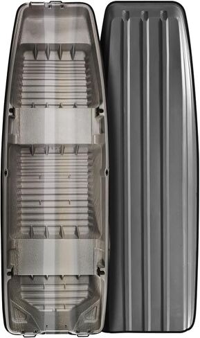 Pelican Intruder 12 - Fishing Boat - Linear Khaki/Magnetic Grey - Lightweight Patented Ram-X™ Material -2 Metal Motor mounts - High Capacity - 12 ft in Saudi Arabia