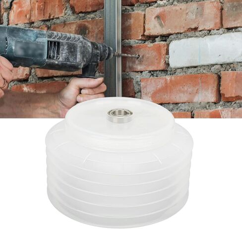 Silicone Drill Dust Cover, Elastic Transparent Removable Hole Saw Dust Catcher for Ceiling, 6.3in Dia, Suitable for Plasterboard, Suspended Ceiling, Soft in Saudi Arabia