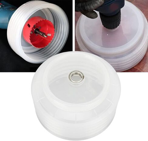 Silicone Drill Dust Cover, Elastic Transparent Removable Hole Saw Dust Catcher for Ceiling, 6.3in Dia, Suitable for Plasterboard, Suspended Ceiling, Soft in Saudi Arabia
