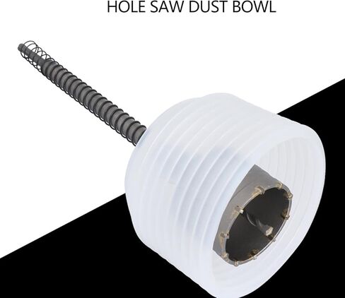 Silicone Drill Dust Cover, Elastic Transparent Removable Hole Saw Dust Catcher for Ceiling, 6.3in Dia, Suitable for Plasterboard, Suspended Ceiling, Soft in Saudi Arabia