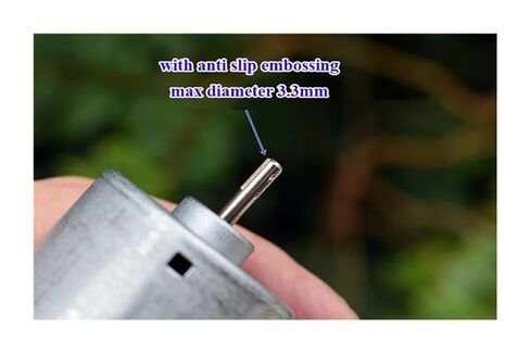 RS-555 36mm Electronic Starter DC 12V 14.4V 18V 35000RPM High Speed Power Ball Bearing with Cooling Fan DIY in Saudi Arabia