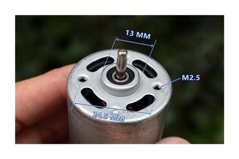 RS-555 36mm Electronic Starter DC 12V 14.4V 18V 35000RPM High Speed Power Ball Bearing with Cooling Fan DIY in Saudi Arabia