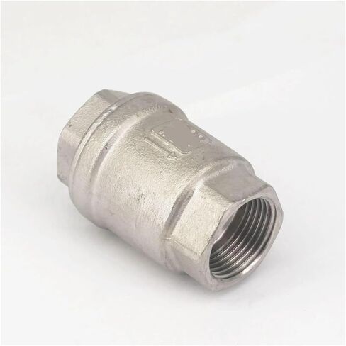 DN20 3/4 "لولب داخلي 304 صمام زنبركي مضمن من الفولاذ المقاوم للصدأ صمام فحص في اتجاه واحد 229 رطل لكل بوصة مربعة in Kuwait