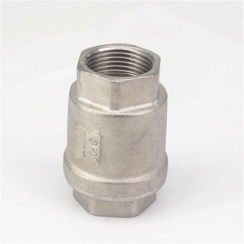 DN20 3/4 "لولب داخلي 304 صمام زنبركي مضمن من الفولاذ المقاوم للصدأ صمام فحص في اتجاه واحد 229 رطل لكل بوصة مربعة in Kuwait