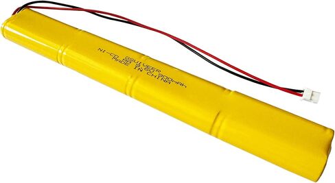 بطارية ضوء الطوارئ 9.6 فولت 900 مللي أمبير في الساعة متوافقة مع BBAT0043A BAT9.6V700 BBAT0044A BAA-96 Unitech ELB-B003 ELBB003 Lithonia ELB-B004 ELBB004 OSI OSA228 DANTONA CUSTOM-306-U (7 عبوات) in Kuwait