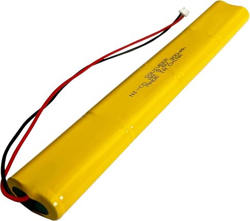 بطارية ضوء الطوارئ 9.6 فولت 900 مللي أمبير في الساعة متوافقة مع BBAT0043A BAT9.6V700 BBAT0044A BAA-96 Unitech ELB-B003 ELBB003 Lithonia ELB-B004 ELBB004 OSI OSA228 DANTONA CUSTOM-306-U (7 عبوات) in Kuwait