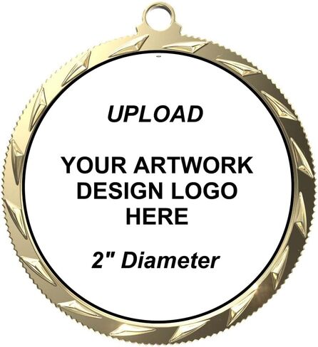Express Medals Various Styles (Packs of 12 to 500) of Full Color Custom Logo Design Gold Silver Bronze Medals Trophy Award with Choice of Neck Ribbon Medal Trophies Gift Prize Tournament Awards in Saudi Arabia