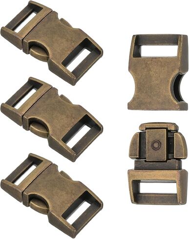 PATIKIL Quick Side Release Buckle, Metal Buckles Replacement No Sewing Snaps Clips Clasps for Webbing in Saudi Arabia