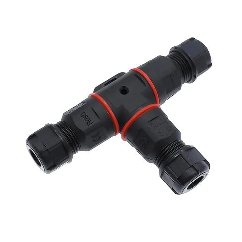 Connector T Shape 3 Pin 250V 24A Cable Wire Gland Sleeve Quick Connect 1Pcs in Saudi Arabia