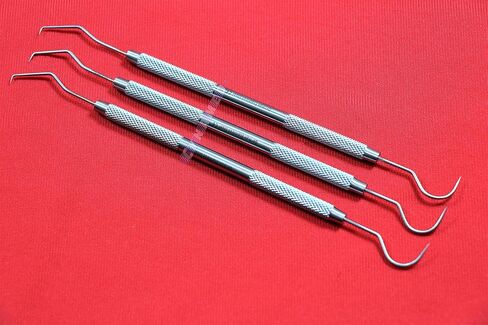 Cynamed EXAMINATION DENTAL PROBE #5 EXPLORER DENTAL PROBE مجموعة مكونة من 3 قطع أداة ألمانية مقاومة للصدأ لطب الأسنان in Saudi Arabia