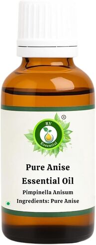 Anise Essential Oil | Pimpinella Anisum | Anise Oil | for Baking | Pure Anise Oil | for Cooking | 100% Pure Natural | Steam Distilled | Therapeutic Grade | 15ml | 0.507oz by R V Essential in Saudi Arabia