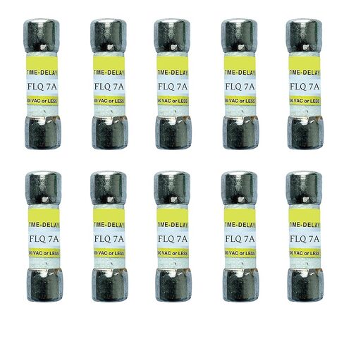 10 عبوات جديدة من صمامات تأخير الوقت FLQ-7A FLQ 7A 500Vac، صمامات خرطوشة تأخير الوقت FLQ-7 in Kuwait