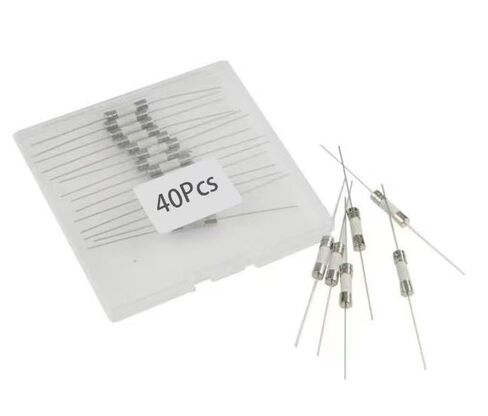 T10AL250V، 10A، 10A Fuse، صمامات الرصاص السيراميكية بطيئة النفخ، 5x20 مم، 10 أمبير 250 فولت، 0.2 بوصة × 0.78 بوصة فيوز تأخير الوقت (40 قطعة) in Kuwait