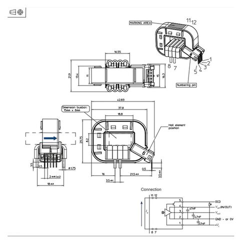 HO250-P/SP606-1106 Current Sensor Transformer 250A in Saudi Arabia