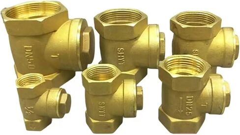 1 قطعة 1/2 "3/4" 1 "1-1/4" 1-1/2 "2" أنثى النحاس سوينغ صمام الاختيار صمام الاختيار (ND50) in Kuwait