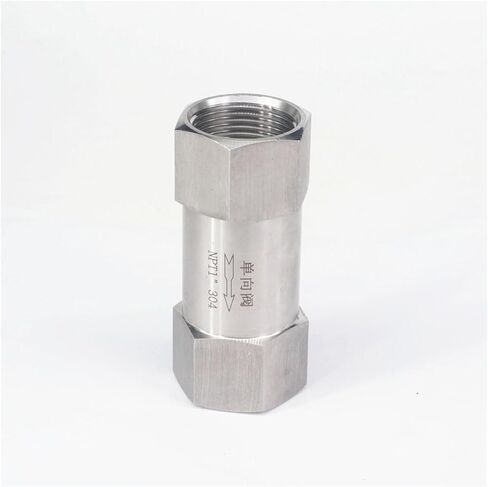 1" NPT Female Thread 304 Stainless Steel Spring Coaxial Check Valve Water Gas Oil Check Valve 64 Bar in Saudi Arabia