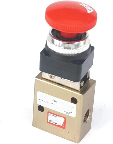 JM-06 G1/4" 2/3-way self-Locking Mushroom Button Pneumatic Mechanical Valve in Saudi Arabia