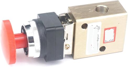JM-06 G1/4" 2/3-way self-Locking Mushroom Button Pneumatic Mechanical Valve in Saudi Arabia