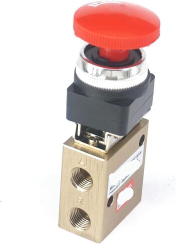 JM-06 G1/4" 2/3-way self-Locking Mushroom Button Pneumatic Mechanical Valve in Saudi Arabia