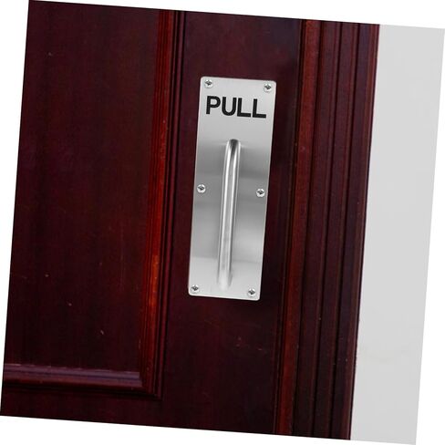 Stainless Steel Pull Handle for Fire Exit and Kitchen Doors Heavy Duty Commercial Door Handle Plate Design for Easy for Cabinets and Industrial Use in Saudi Arabia
