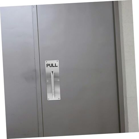 Stainless Steel Pull Handle for Fire Exit and Kitchen Doors Heavy Duty Commercial Door Handle Plate Design for Easy for Cabinets and Industrial Use in Saudi Arabia