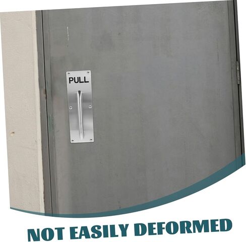 Stainless Steel Pull Handle for Fire Exit and Kitchen Doors Heavy Duty Commercial Door Handle Plate Design for Easy for Cabinets and Industrial Use in Saudi Arabia