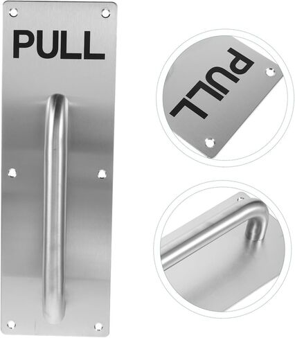 Stainless Steel Pull Handle for Fire Exit and Kitchen Doors Heavy Duty Commercial Door Handle Plate Design for Easy for Cabinets and Industrial Use in Saudi Arabia