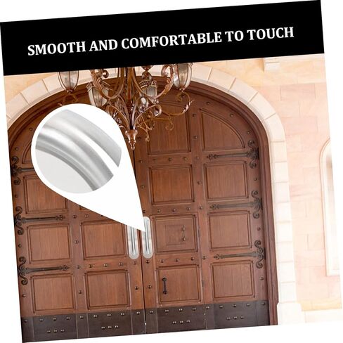 TEHAUX Stainless Steel Pull Handle for Barn Doors Thickened Oval Shaped Door Handle Plate 1 Piece in Saudi Arabia