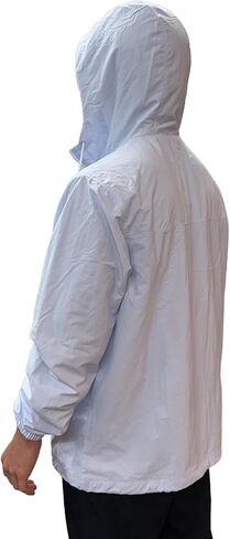 Nike Sportswear Men's Club Woven Full-Zip Hooded Jacket (US, Alpha, Medium, Regular, Regular, Light Blue) in Saudi Arabia