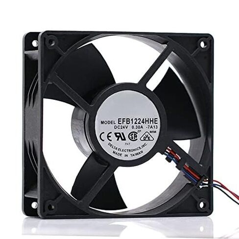 EFB1224HHE DC24V 0.30A 12038 12CM ماكس معدل تدفق الهواء محول مروحة التبريد in Kuwait