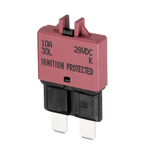 DMiotech 1 Pack 28V DC 15A Blue ATC/ATO Manual Mini Resettable Fuse for Automotive Circuit Breaker Reset Fuses Low Profile Blade Fuses for Car Truck SUV Marine Boat Motorcycle in Saudi Arabia