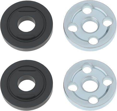 2 Pairs of Replacement Inner and Outer Flange Nut Set Compatible with Makita 9523 Angle Grinder, Durable Metal Parts in Saudi Arabia