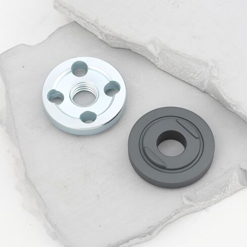 2 Pairs of Replacement Inner and Outer Flange Nut Set Compatible with Makita 9523 Angle Grinder, Durable Metal Parts in Saudi Arabia